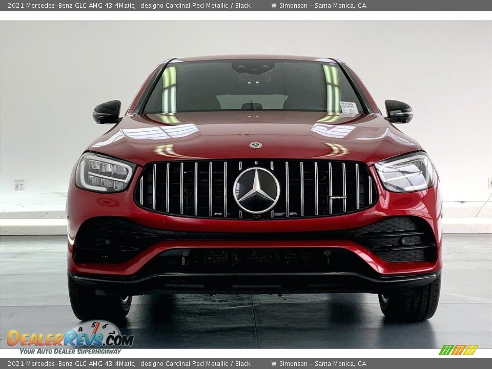 2021 Mercedes-Benz GLC AMG 43 4Matic designo Cardinal Red Metallic / Black Photo #2