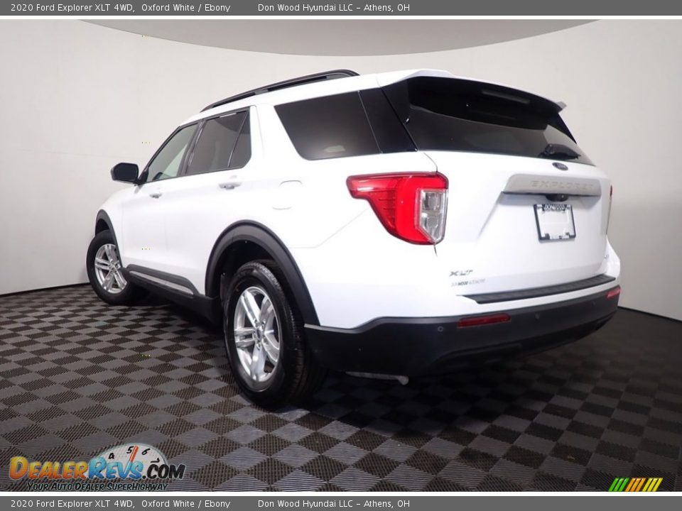 2020 Ford Explorer XLT 4WD Oxford White / Ebony Photo #11