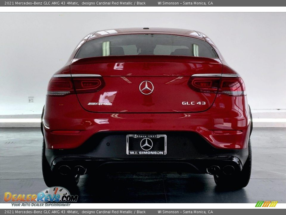 2021 Mercedes-Benz GLC AMG 43 4Matic designo Cardinal Red Metallic / Black Photo #3