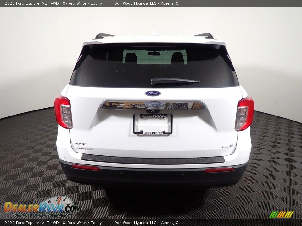 2020 Ford Explorer XLT 4WD Oxford White / Ebony Photo #13