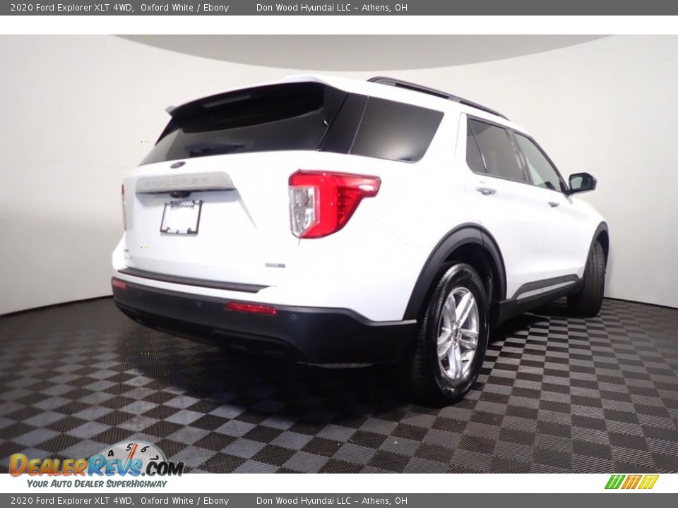 2020 Ford Explorer XLT 4WD Oxford White / Ebony Photo #17