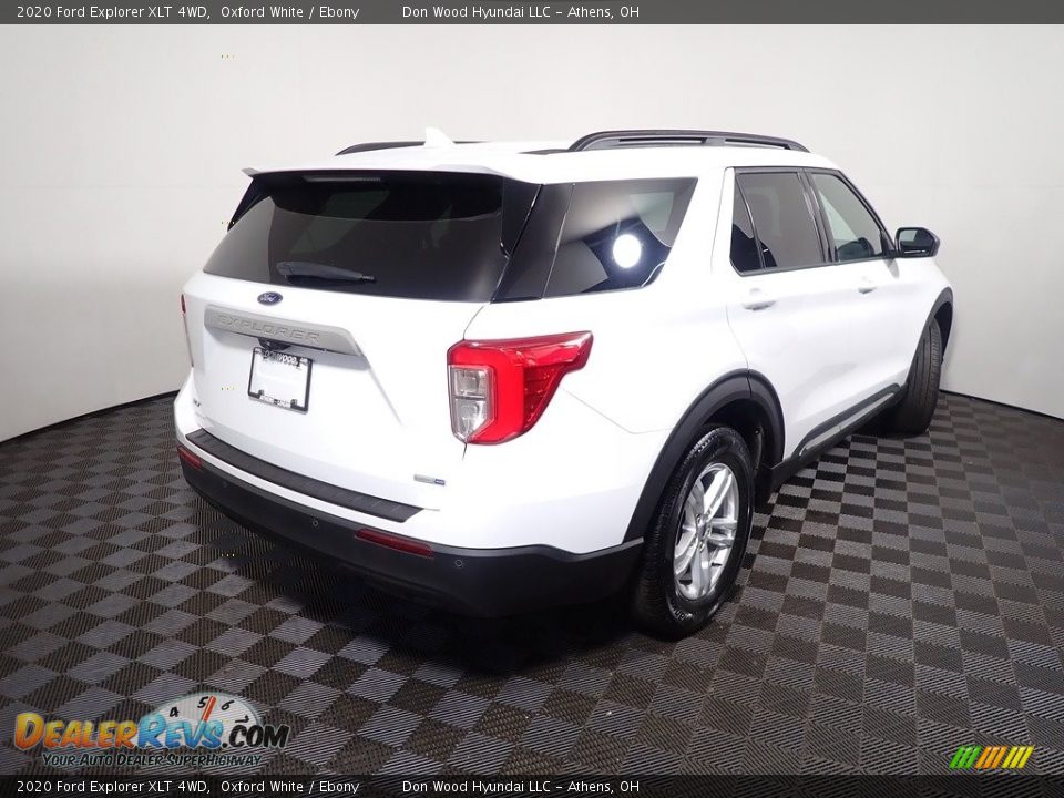 2020 Ford Explorer XLT 4WD Oxford White / Ebony Photo #18