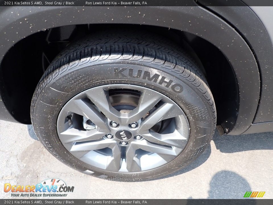 2021 Kia Seltos S AWD Steel Gray / Black Photo #9