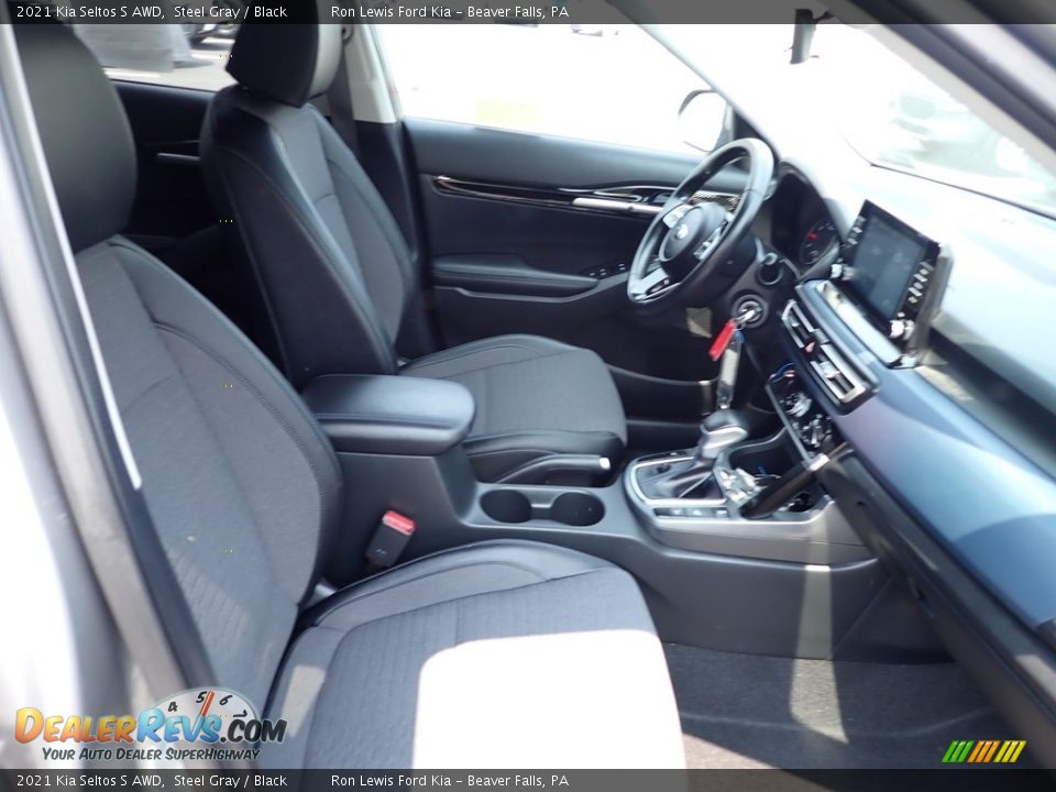 2021 Kia Seltos S AWD Steel Gray / Black Photo #11