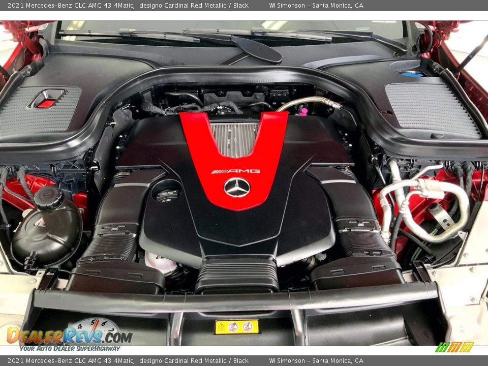 2021 Mercedes-Benz GLC AMG 43 4Matic 3.0 Liter Turbocharged DOHC 24-Valve VVT V6 Engine Photo #9