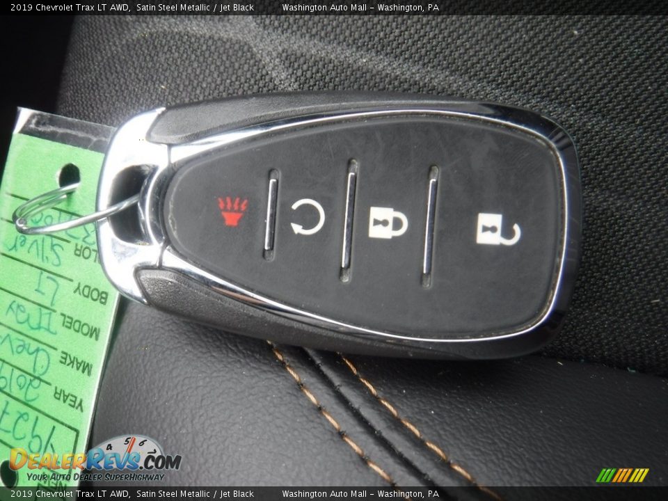 2019 Chevrolet Trax LT AWD Satin Steel Metallic / Jet Black Photo #26