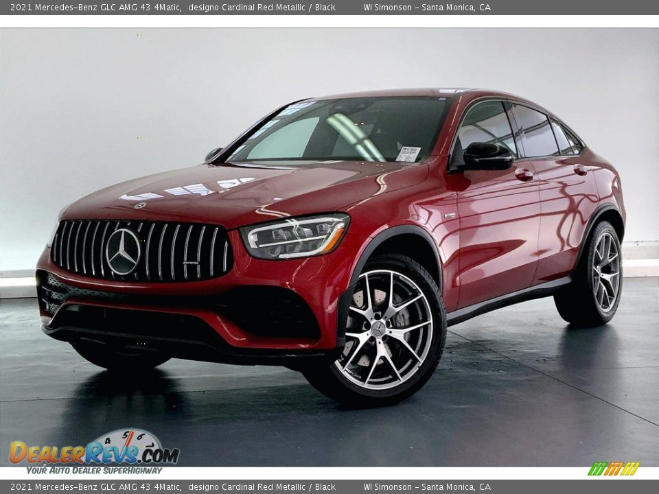 2021 Mercedes-Benz GLC AMG 43 4Matic designo Cardinal Red Metallic / Black Photo #12