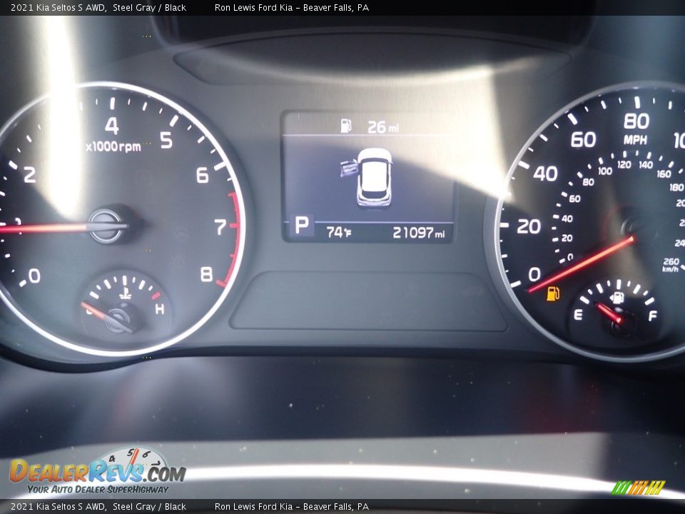 2021 Kia Seltos S AWD Steel Gray / Black Photo #16
