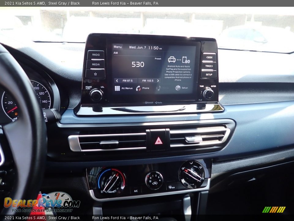 2021 Kia Seltos S AWD Steel Gray / Black Photo #17