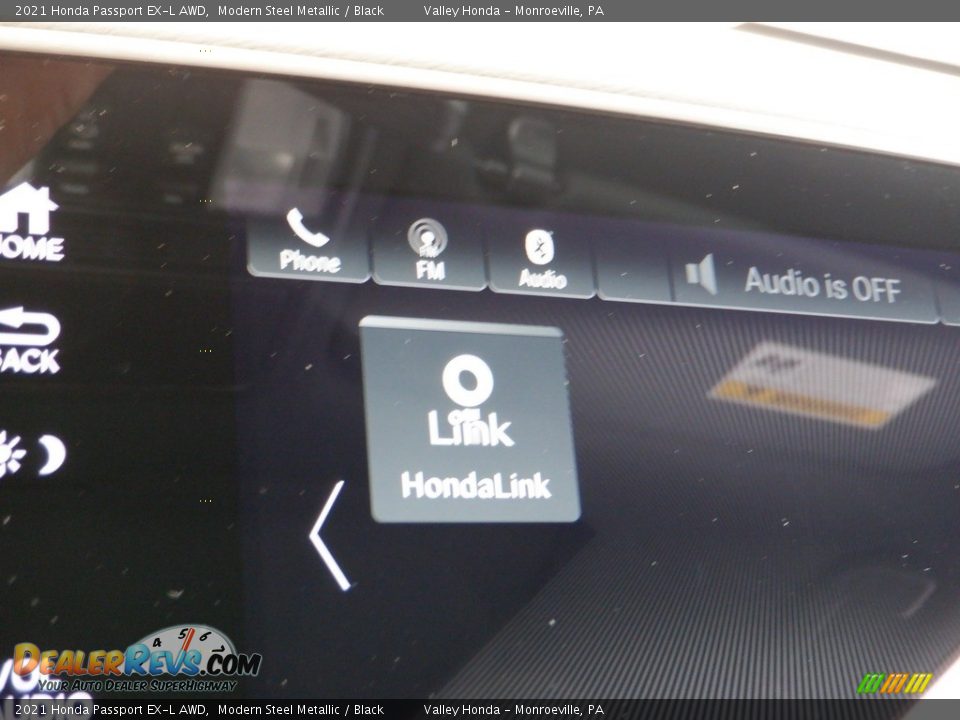 2021 Honda Passport EX-L AWD Modern Steel Metallic / Black Photo #21