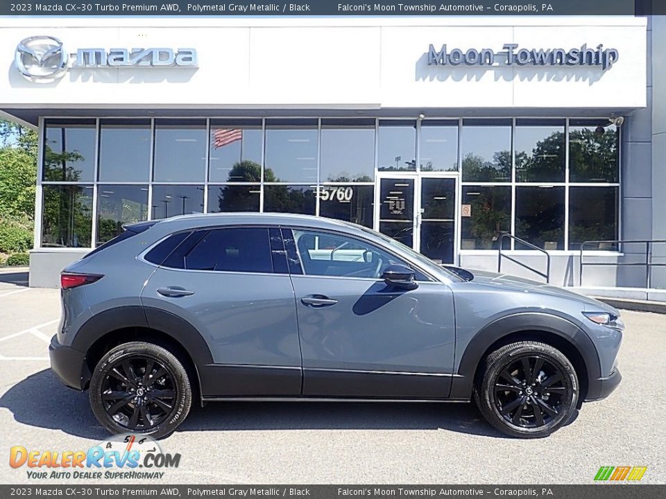 2023 Mazda CX-30 Turbo Premium AWD Polymetal Gray Metallic / Black Photo #1