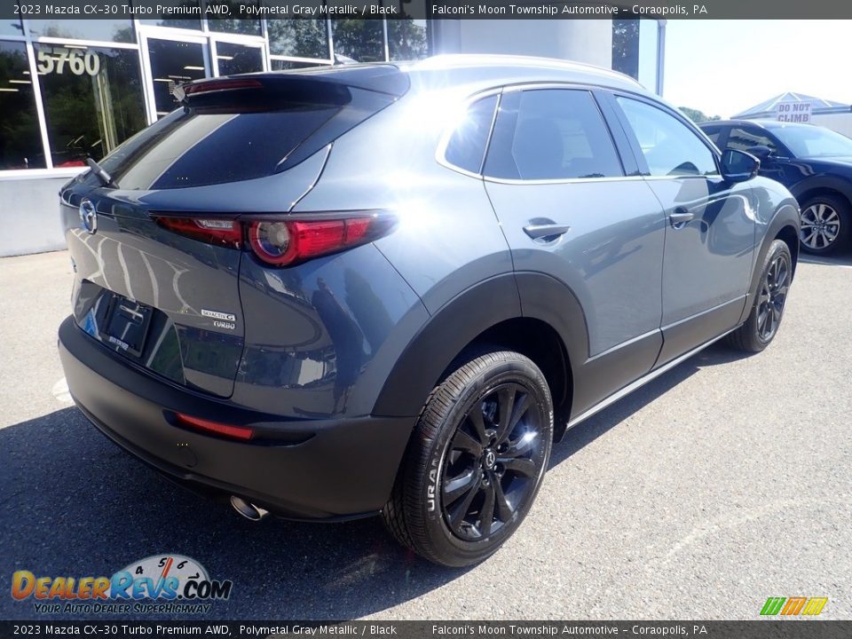 2023 Mazda CX-30 Turbo Premium AWD Polymetal Gray Metallic / Black Photo #2