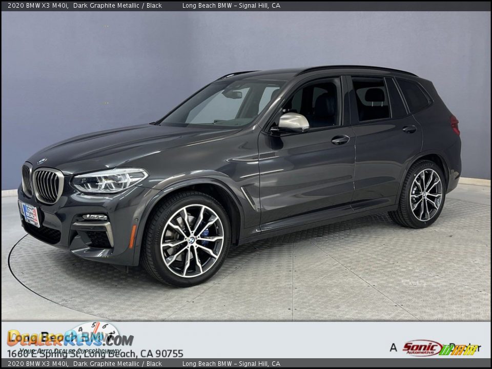 2020 BMW X3 M40i Dark Graphite Metallic / Black Photo #1