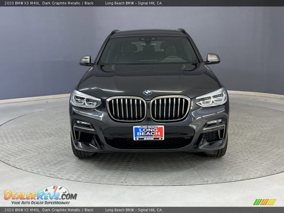2020 BMW X3 M40i Dark Graphite Metallic / Black Photo #2