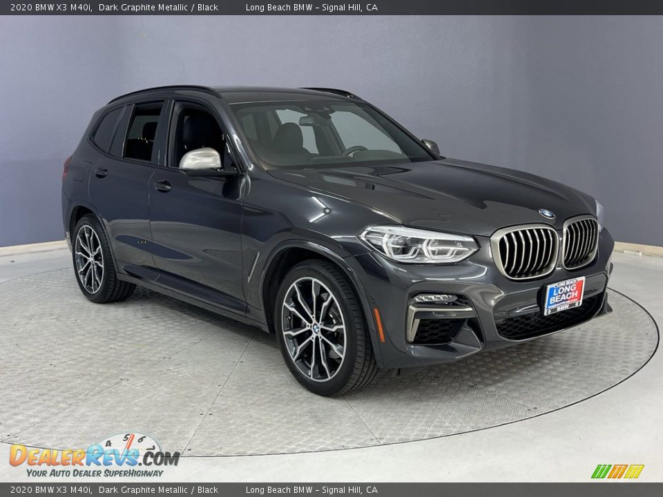 2020 BMW X3 M40i Dark Graphite Metallic / Black Photo #4