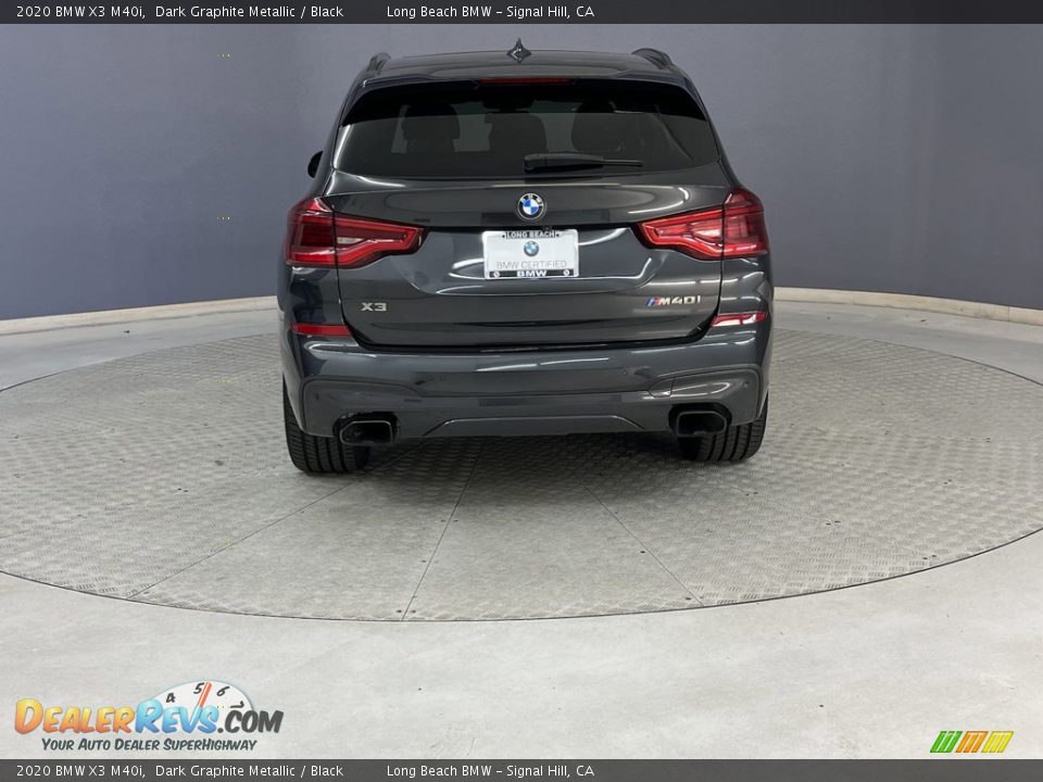 2020 BMW X3 M40i Dark Graphite Metallic / Black Photo #6