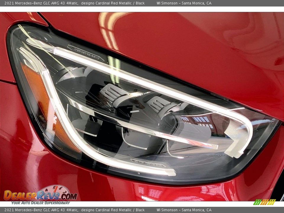 2021 Mercedes-Benz GLC AMG 43 4Matic designo Cardinal Red Metallic / Black Photo #28