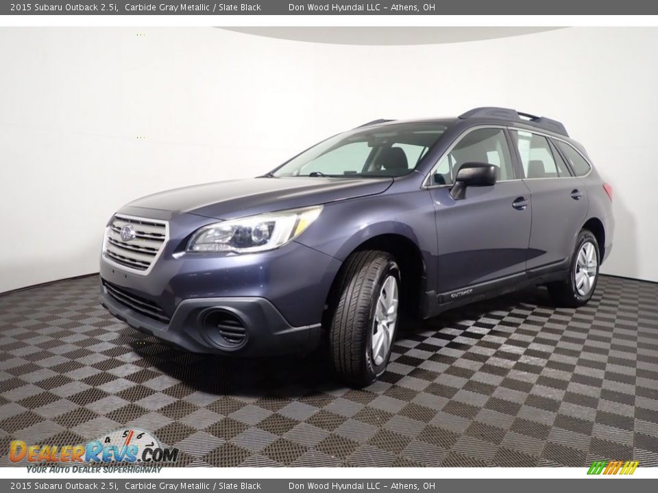 2015 Subaru Outback 2.5i Carbide Gray Metallic / Slate Black Photo #8