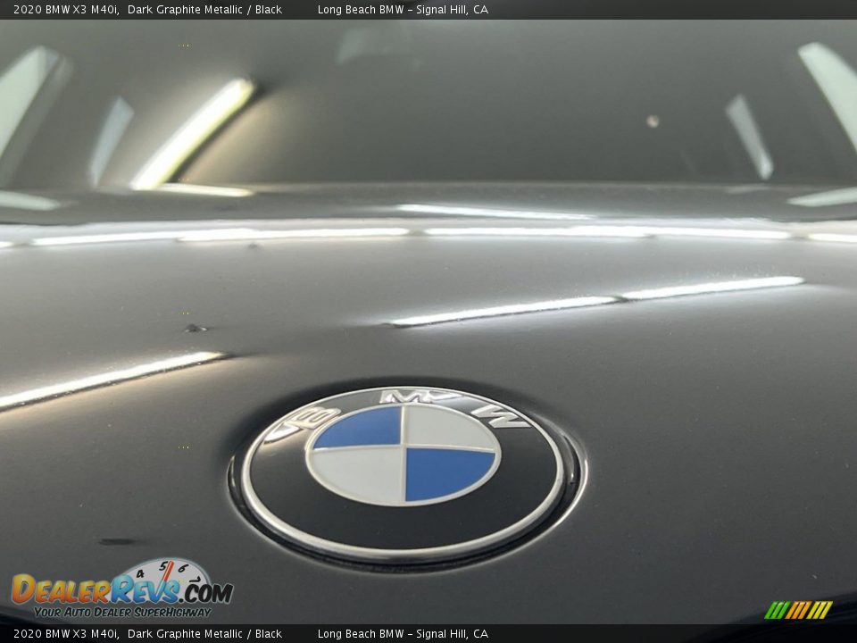 2020 BMW X3 M40i Dark Graphite Metallic / Black Photo #9