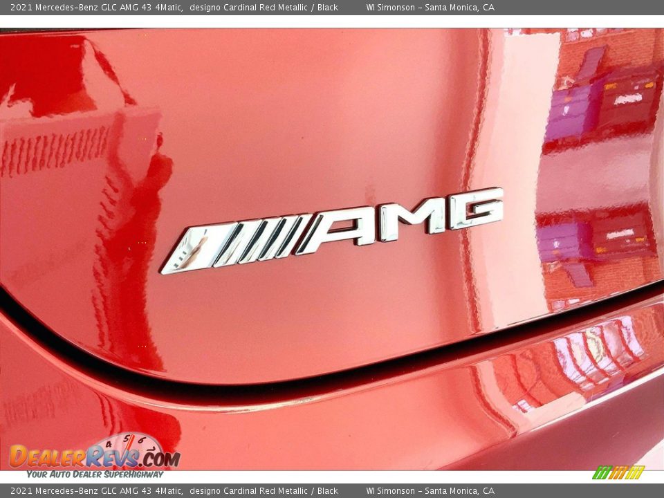 2021 Mercedes-Benz GLC AMG 43 4Matic designo Cardinal Red Metallic / Black Photo #31