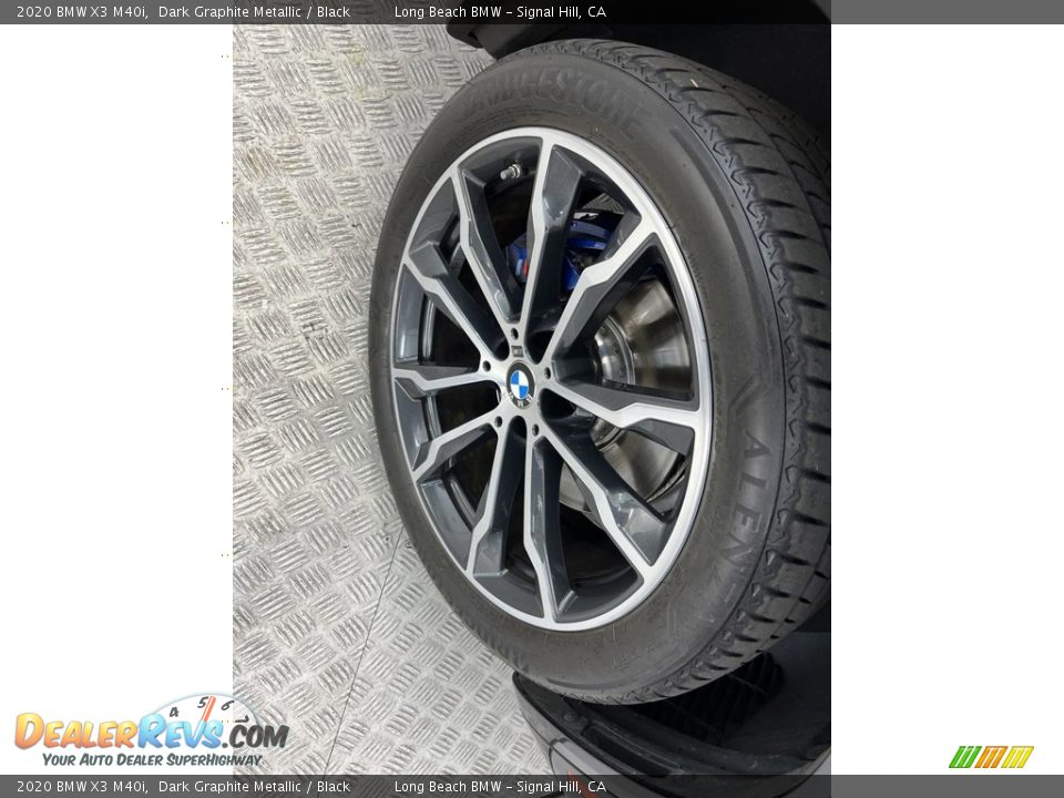 2020 BMW X3 M40i Dark Graphite Metallic / Black Photo #10