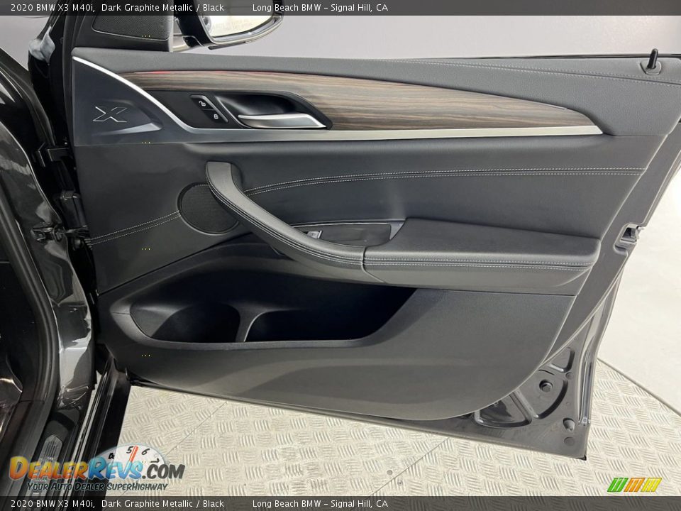 2020 BMW X3 M40i Dark Graphite Metallic / Black Photo #12