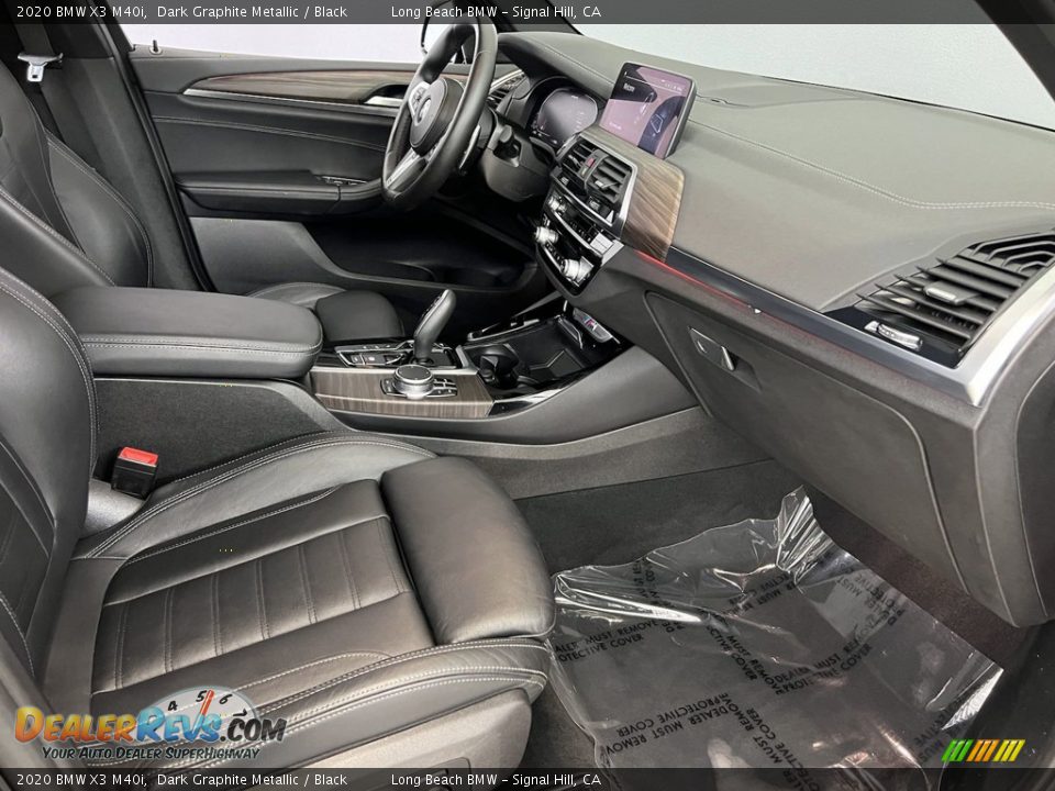 2020 BMW X3 M40i Dark Graphite Metallic / Black Photo #14
