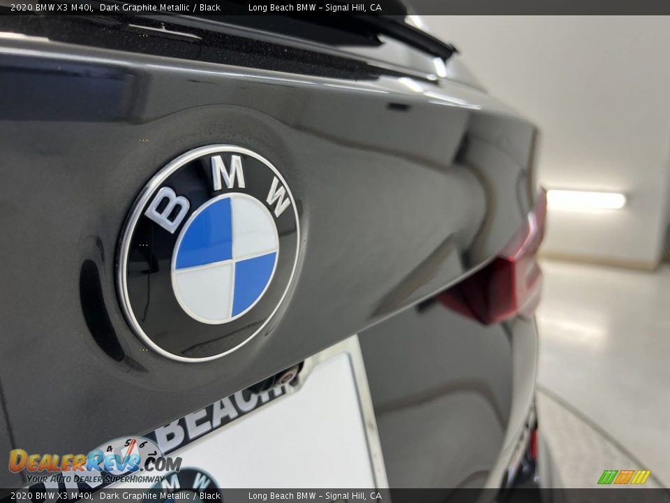 2020 BMW X3 M40i Dark Graphite Metallic / Black Photo #16