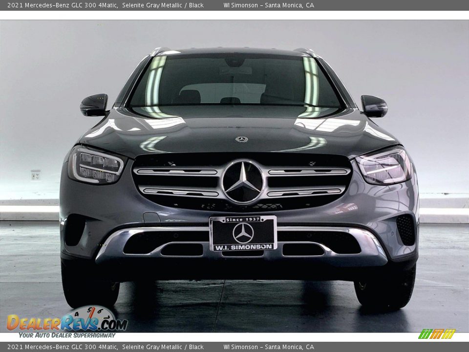 2021 Mercedes-Benz GLC 300 4Matic Selenite Gray Metallic / Black Photo #2
