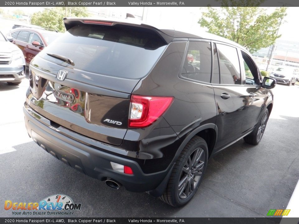 2020 Honda Passport EX-L AWD Black Copper Pearl / Black Photo #5