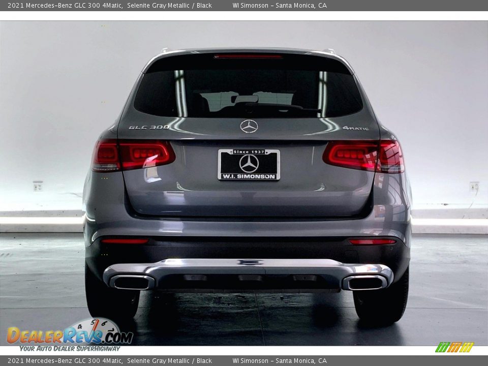2021 Mercedes-Benz GLC 300 4Matic Selenite Gray Metallic / Black Photo #3