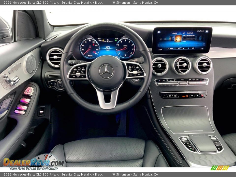2021 Mercedes-Benz GLC 300 4Matic Selenite Gray Metallic / Black Photo #4