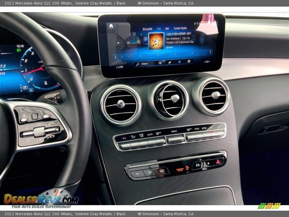 2021 Mercedes-Benz GLC 300 4Matic Selenite Gray Metallic / Black Photo #5
