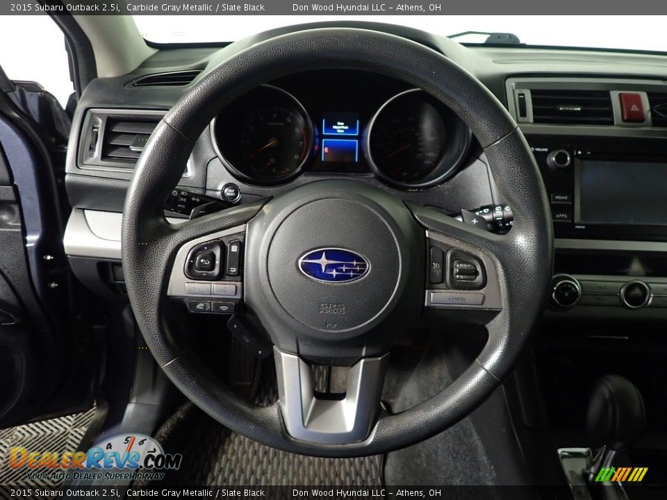 2015 Subaru Outback 2.5i Steering Wheel Photo #25