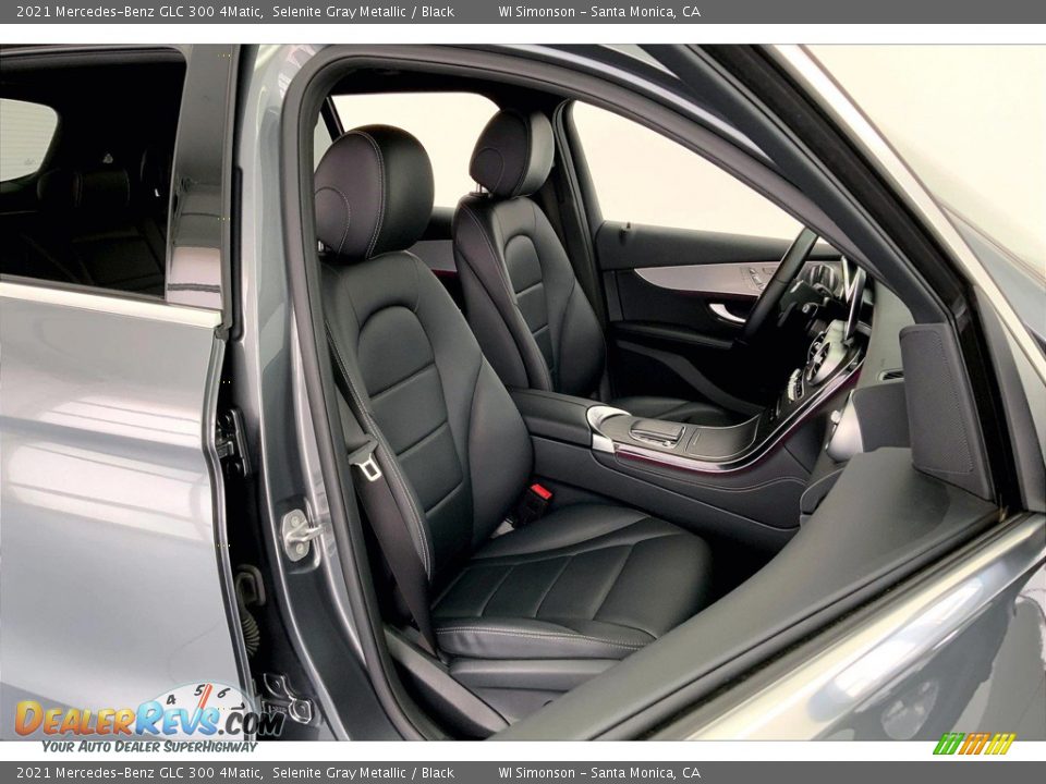 2021 Mercedes-Benz GLC 300 4Matic Selenite Gray Metallic / Black Photo #6