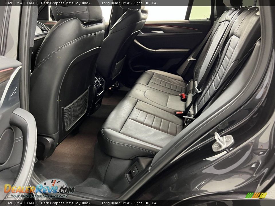 Rear Seat of 2020 BMW X3 M40i Photo #21