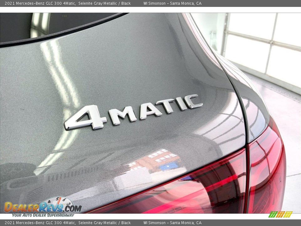 2021 Mercedes-Benz GLC 300 4Matic Selenite Gray Metallic / Black Photo #7