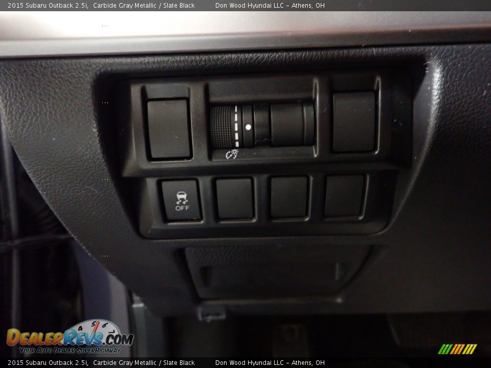 2015 Subaru Outback 2.5i Carbide Gray Metallic / Slate Black Photo #29