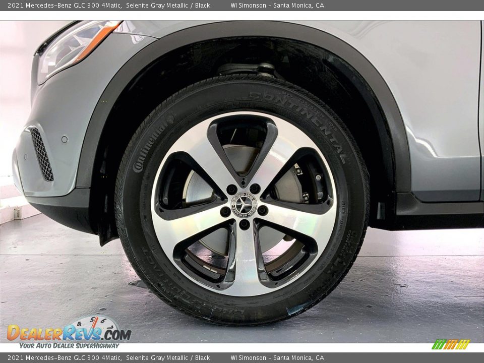 2021 Mercedes-Benz GLC 300 4Matic Selenite Gray Metallic / Black Photo #8