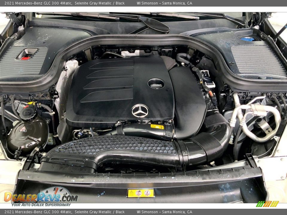 2021 Mercedes-Benz GLC 300 4Matic Selenite Gray Metallic / Black Photo #9