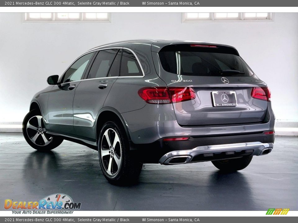 2021 Mercedes-Benz GLC 300 4Matic Selenite Gray Metallic / Black Photo #10