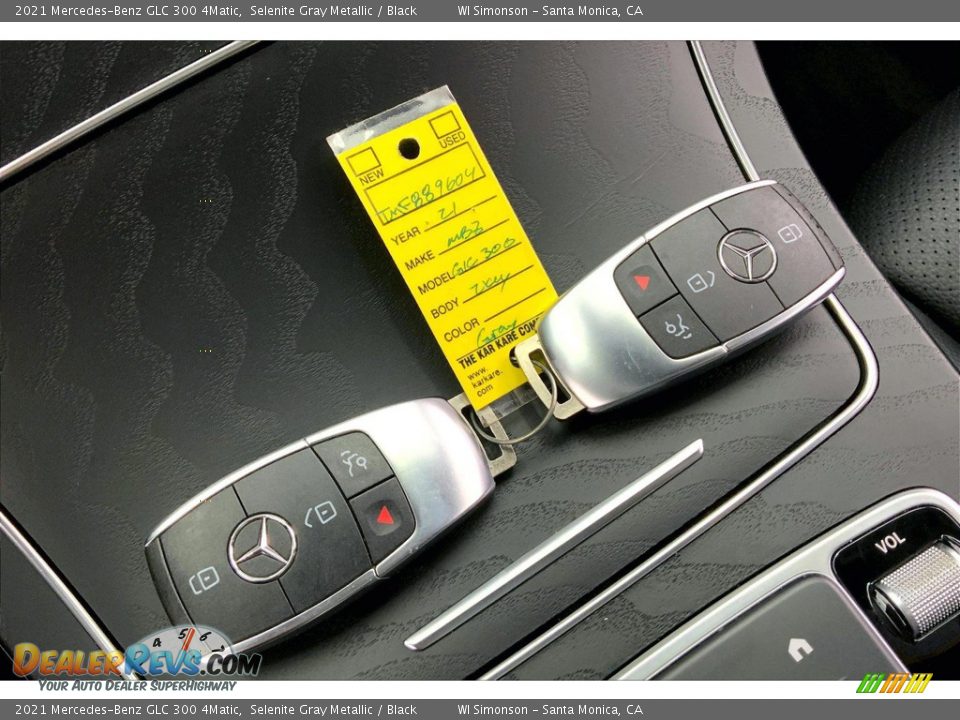 2021 Mercedes-Benz GLC 300 4Matic Selenite Gray Metallic / Black Photo #11
