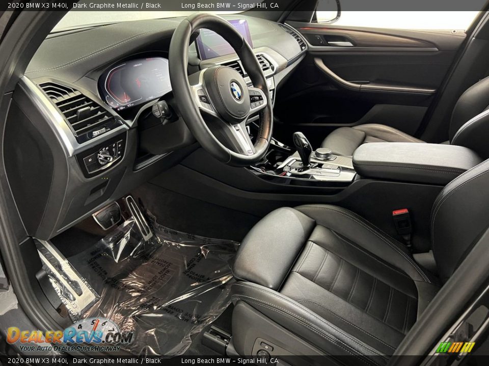 2020 BMW X3 M40i Dark Graphite Metallic / Black Photo #27