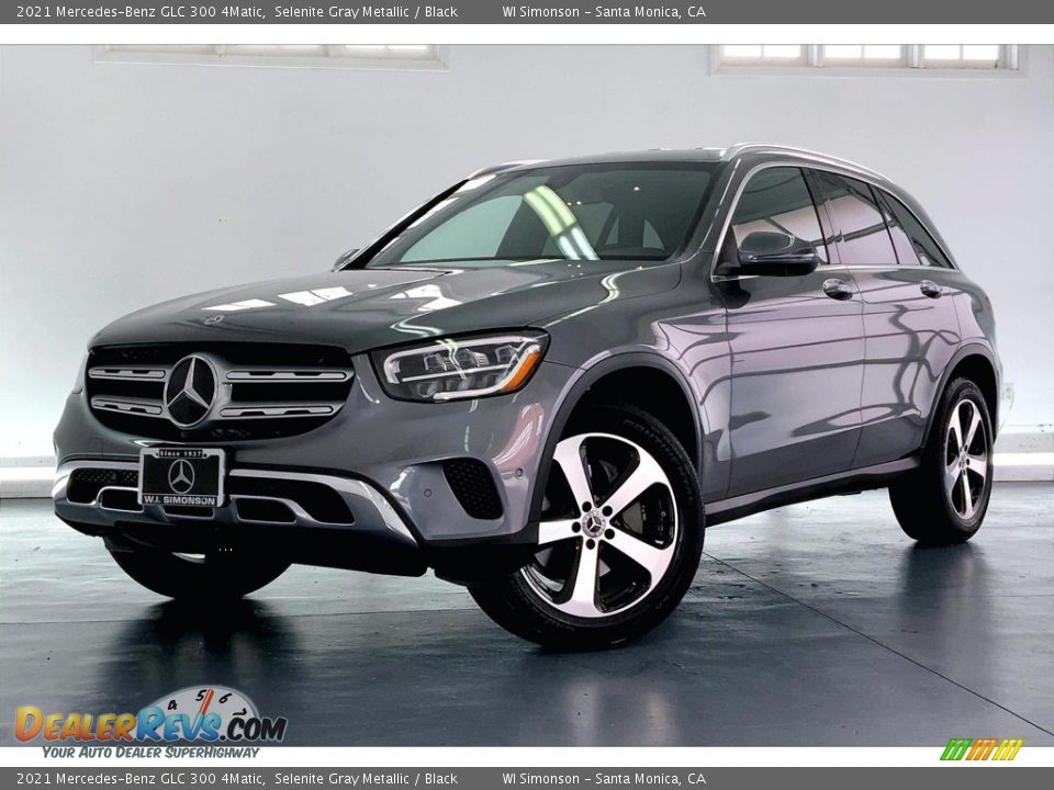 2021 Mercedes-Benz GLC 300 4Matic Selenite Gray Metallic / Black Photo #12