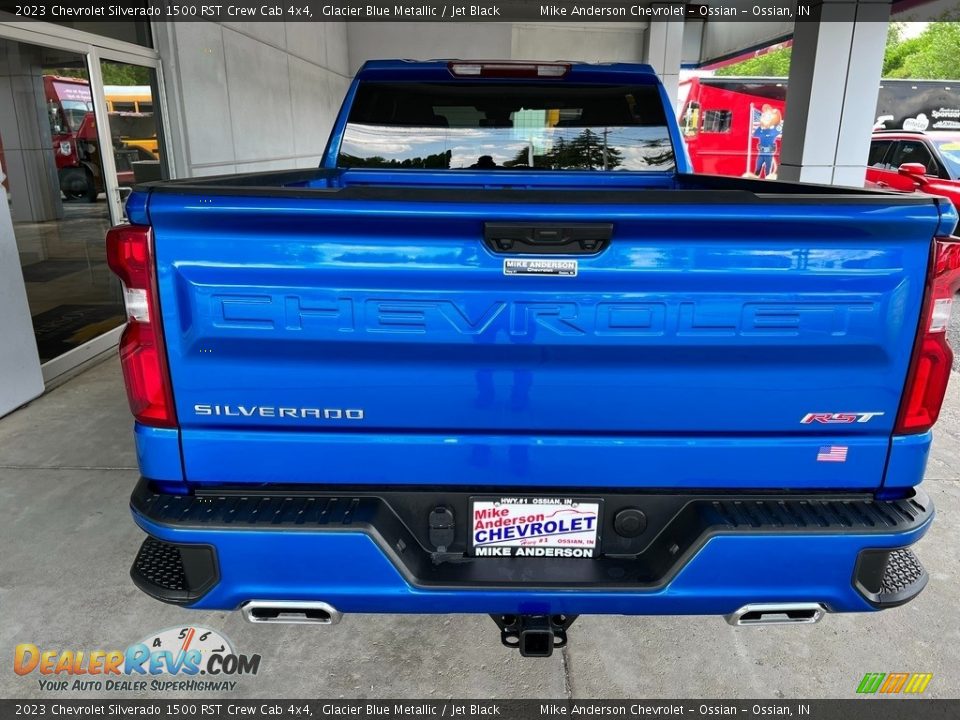 2023 Chevrolet Silverado 1500 RST Crew Cab 4x4 Glacier Blue Metallic / Jet Black Photo #8