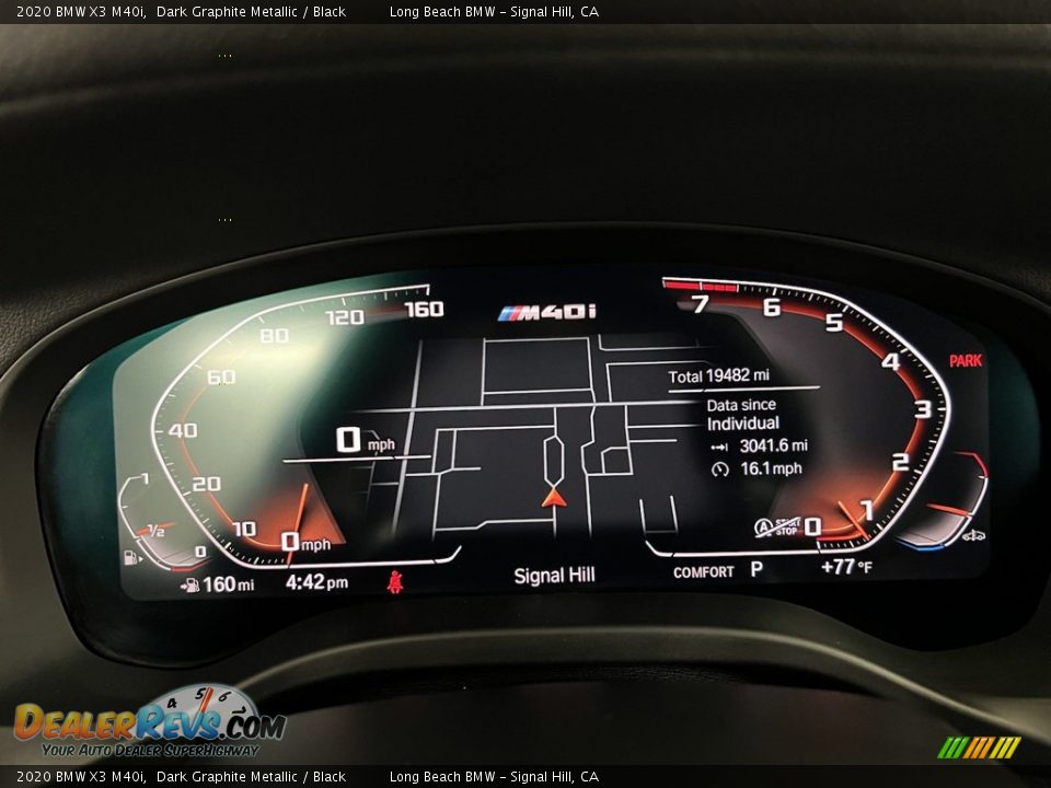 2020 BMW X3 M40i Gauges Photo #28