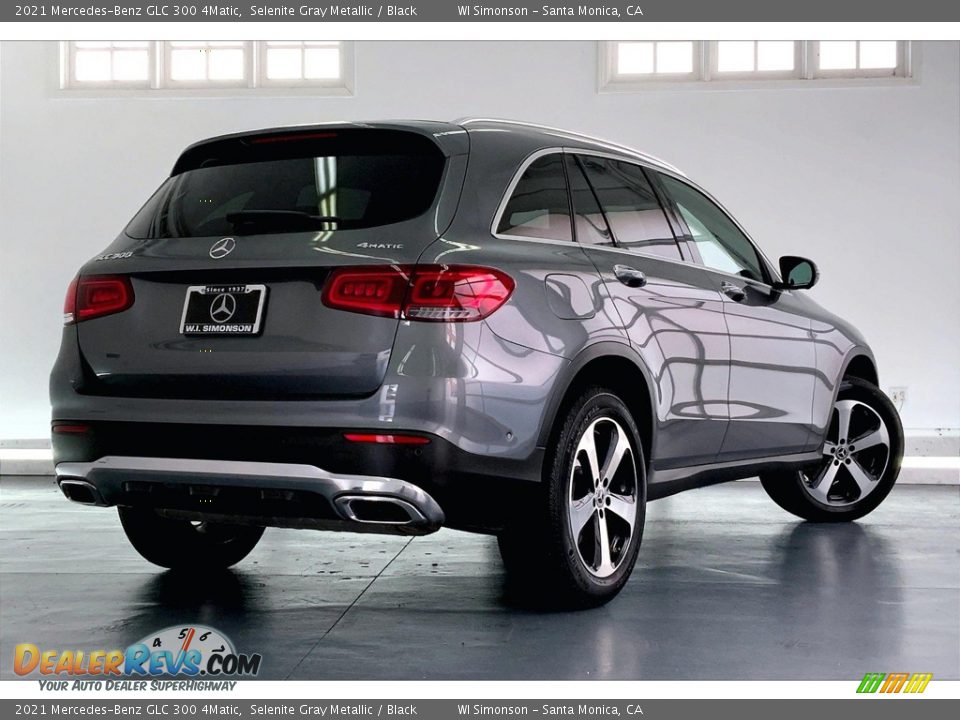 2021 Mercedes-Benz GLC 300 4Matic Selenite Gray Metallic / Black Photo #13