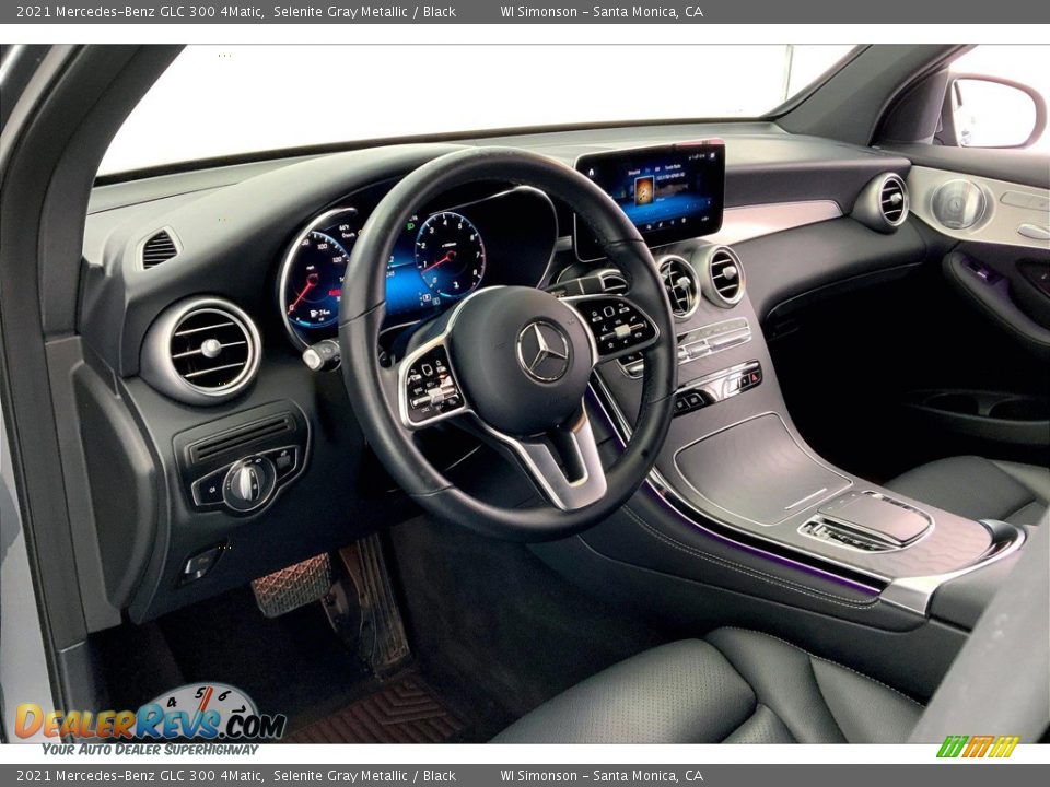 2021 Mercedes-Benz GLC 300 4Matic Selenite Gray Metallic / Black Photo #14