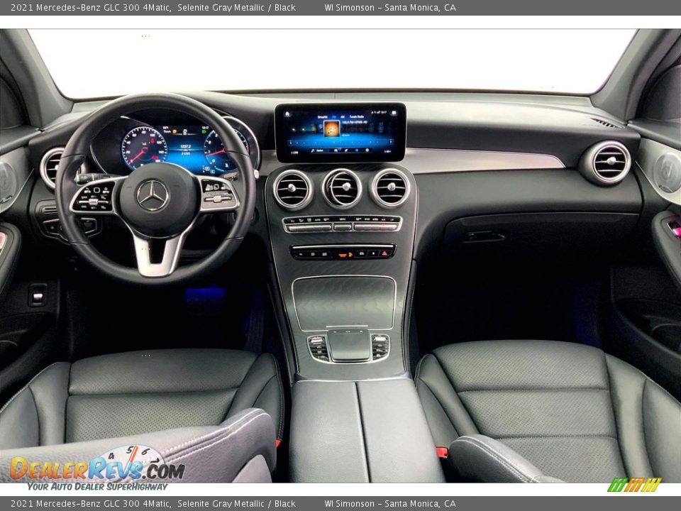 2021 Mercedes-Benz GLC 300 4Matic Selenite Gray Metallic / Black Photo #15