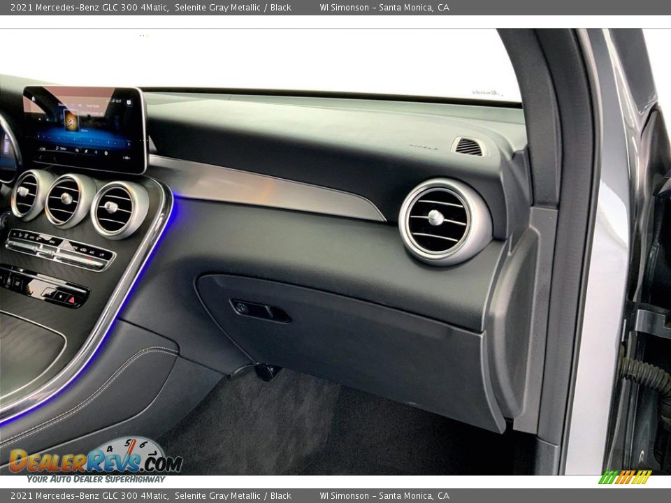 2021 Mercedes-Benz GLC 300 4Matic Selenite Gray Metallic / Black Photo #16